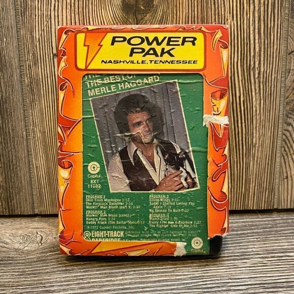 The Best Of  The Best  Of Merle Haggard 8 track Tape Capitol 8XT 511082 Country! - Picture 1 of 4